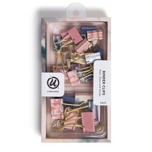 U Brands  24 Steel Paperclips